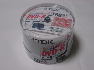 TDK 50枚スピンドル